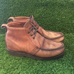 Orvis Gokey Sauvage Chukka Boots Mens Size 8.5EE Brown Leather USA